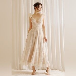 Storia Champagne Supernova Gown NWT